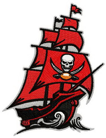 Tampa Bay Buccaneers 2014 logo embroidery design